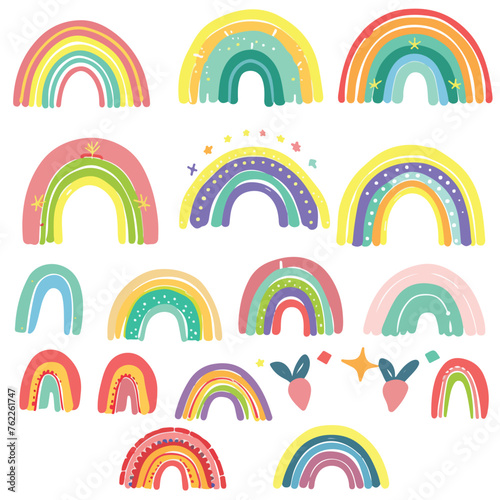Various Rainbow Clipart