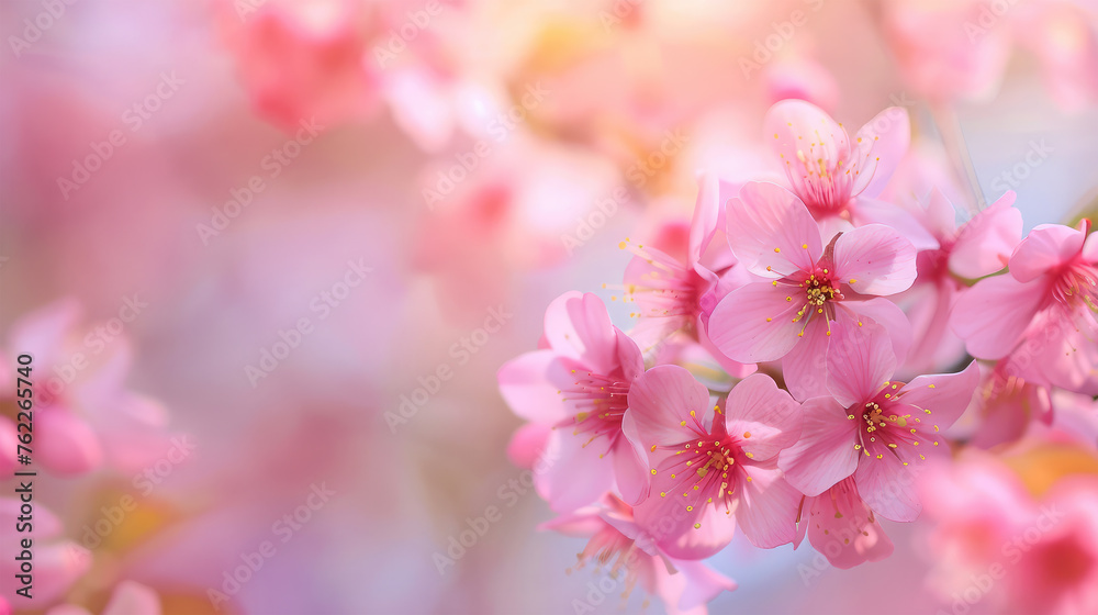 Beautiful flowers on background