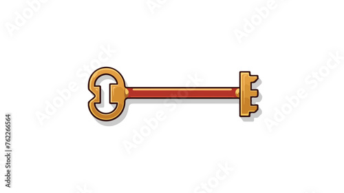 Key icon. key vector design. sign design  flat vector © Megan
