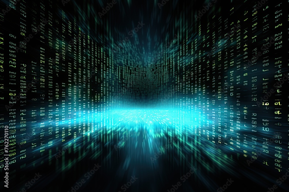 Binary code background. Programming and coding concept. Ai Generative Binary code background. Programming and coding concept. Ai Generative