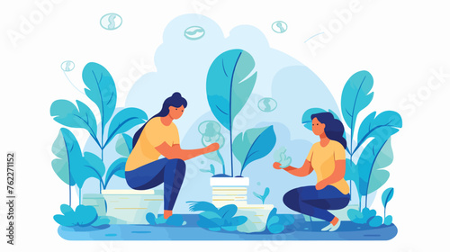 New idea or startup concept vector illustration
