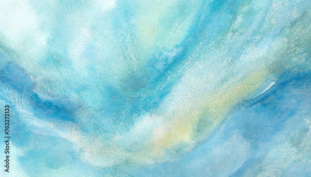 Abstract Blue and Yellow Watercolor Background