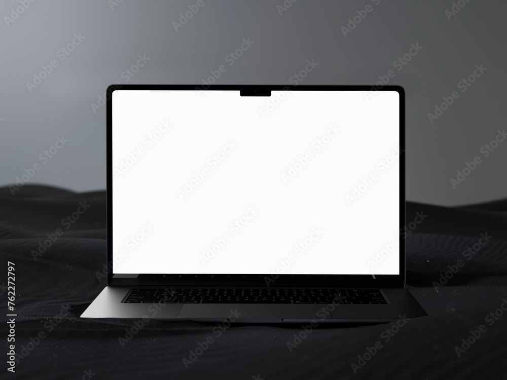 Device Screen mockup. Laptop pro with blank screens for your design ...