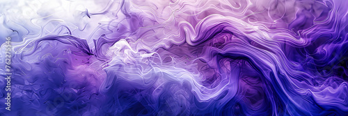 Abstract Blue and Purple Paint Texture, Artistic Liquid Design, Colorful Marble Effect, Creative and Modern Background