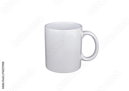 Sublimation blank cup with transparent background.