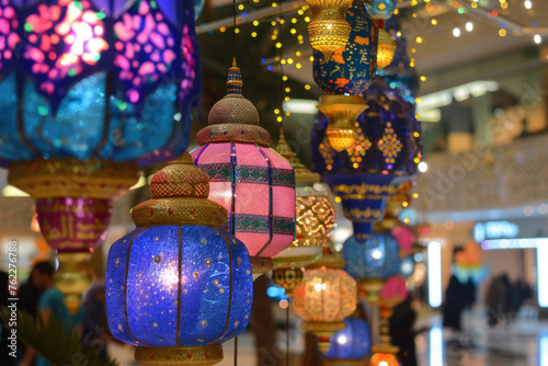 Unique decorations symbolizing Eid al-Fitr and Eid al-Adha