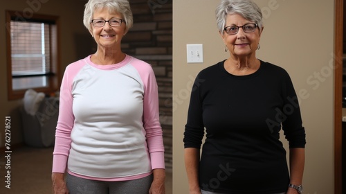 Two Older Women Standing Together