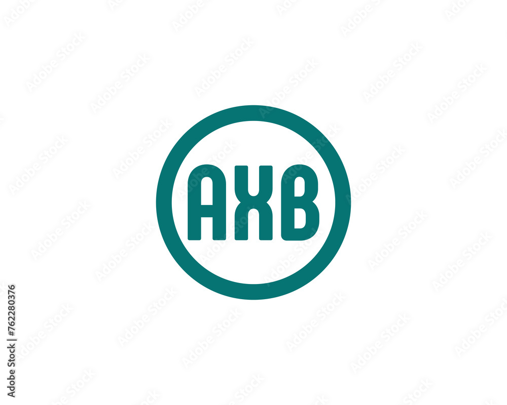 AXB Logo design vector template AXB Logo design vector template