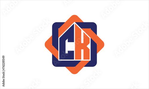CK real estate logo design vector template. Free Download CK real estate logo design vector template. - GFXLoad