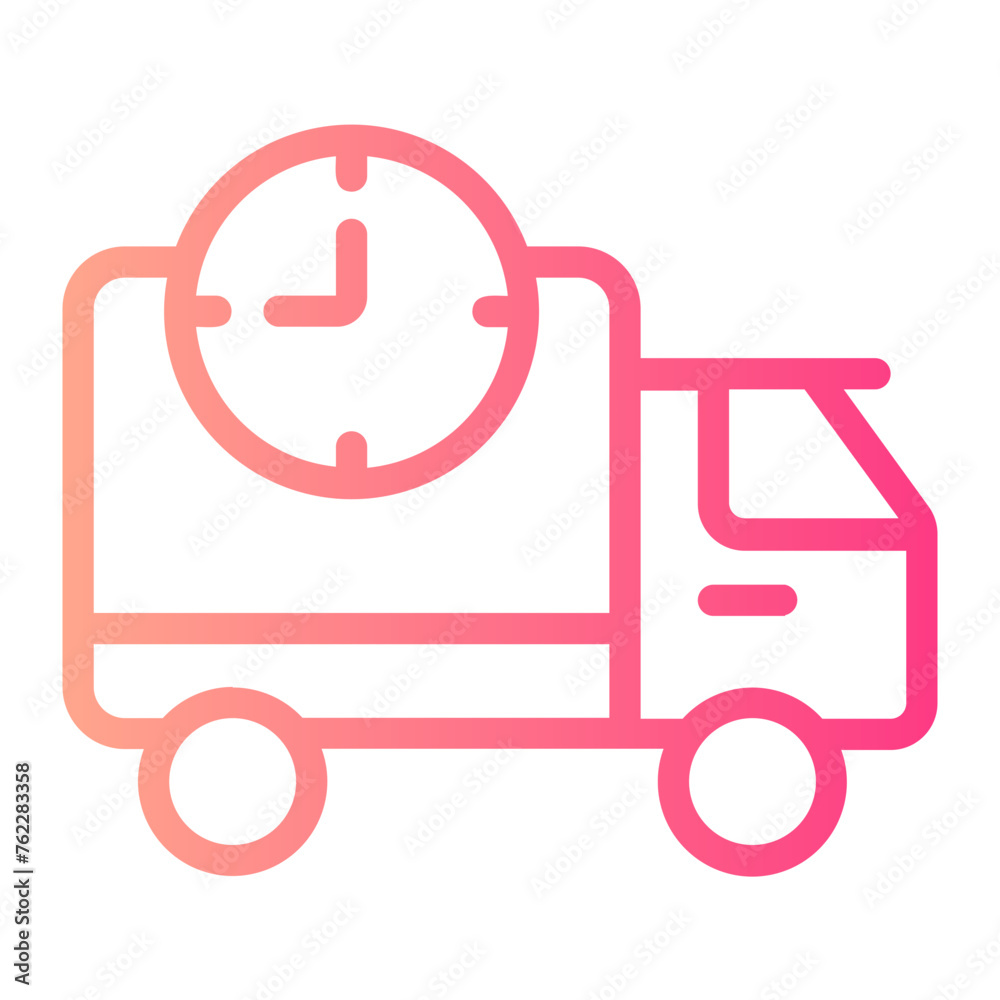 express delivery gradient icon express delivery gradient icon