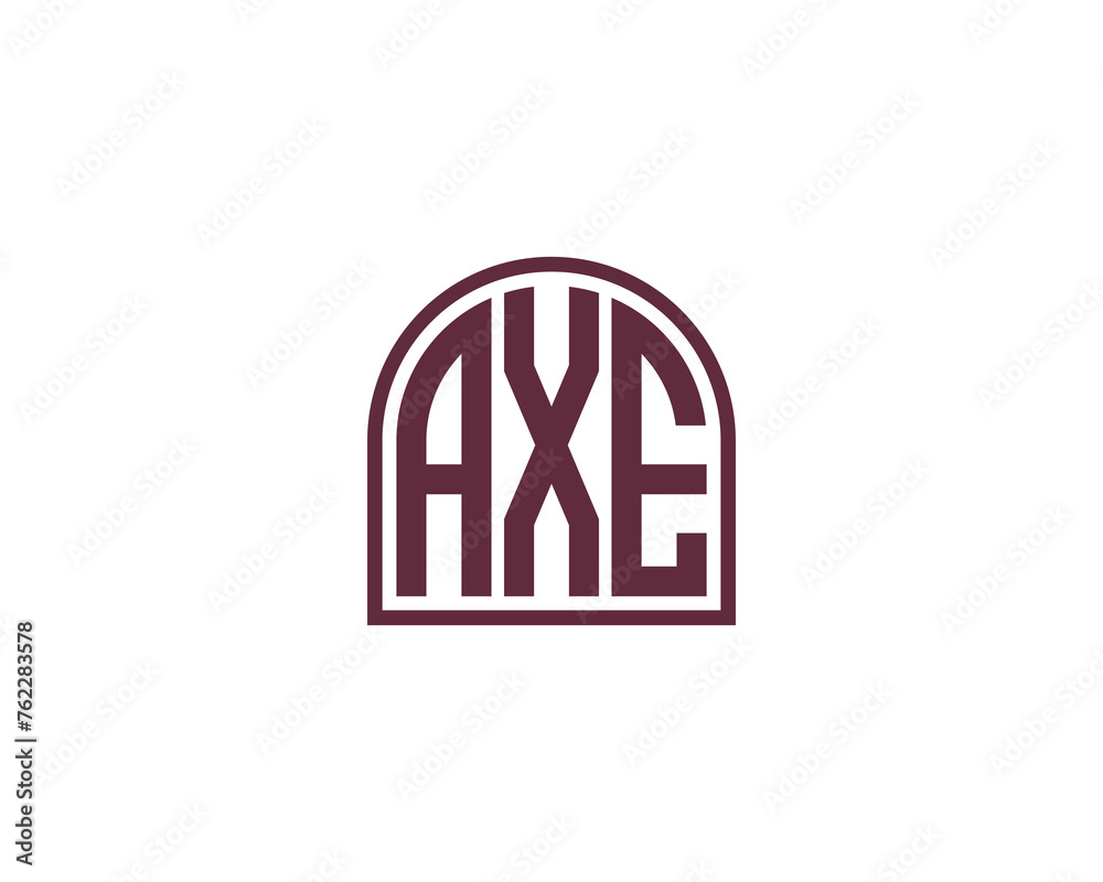 AXE logo design vector template AXE logo design vector template