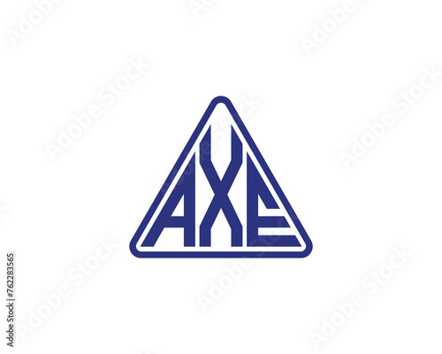 AXE logo design vector template