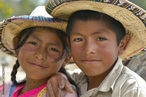 Mexican Student Faces - Boy and Girl