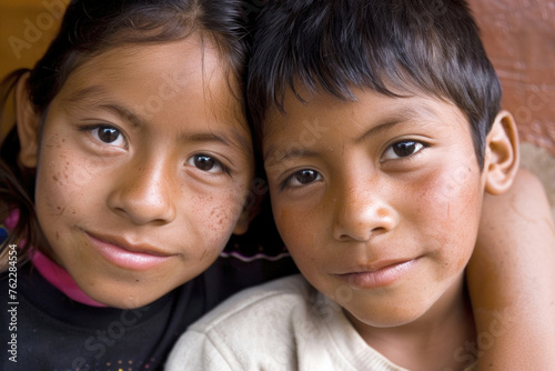 Mexican Student Faces - Boy and Girl