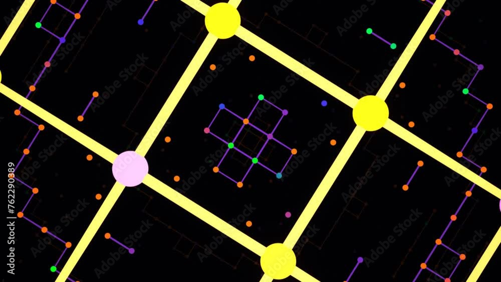 Digital Web: Mesmerizing VJ Loop