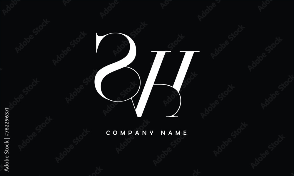 SW, WS, S, W Abstract Letters Logo Monogram SW, WS, S, W Abstract Letters Logo Monogram