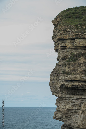 Cliff in the Cantabrian Sea photo