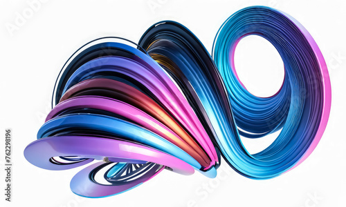 Futuristic Colorful Shape Abstract Wallpaper Background
