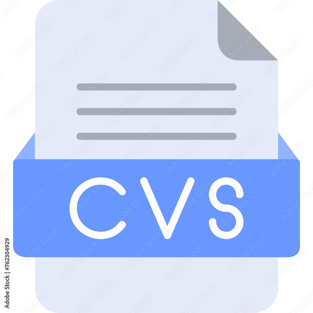 CVS File Format Vector Icon Design CVS File Format Vector Icon Design