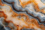 Abstract Marble Texture with Wavy Patterns in Warm Orange and Gray Tones for Elegant Backgrounds