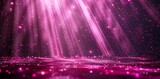 Abstract pink and purple glitter background with rays