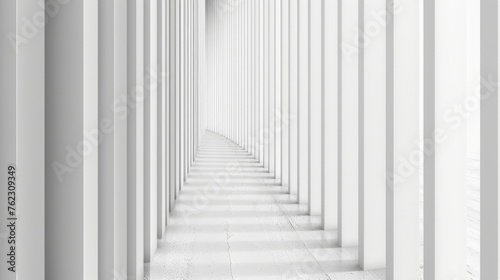 Modern conceptual background in white colors with lines