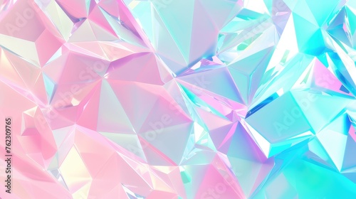 Abstract Pastel Polygonal Background for Design