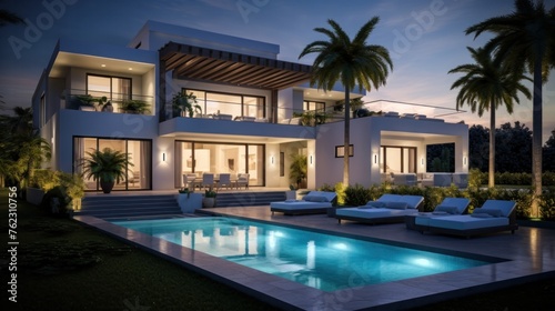 villa style mixed with modern farmhouse © ORG