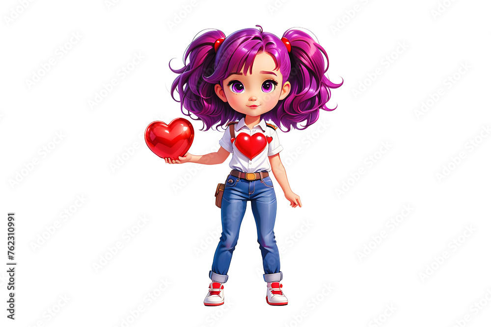 Little Girl with Shiny Purple Hair (PNG 10800x7200) Little Girl with Shiny Purple Hair (PNG 10800x7200)