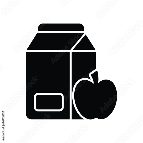 Black solid Healthy Food vector icon