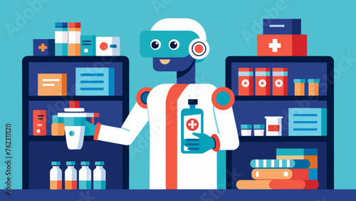 A fully automated robotic pharmacy with AI technology ensuring accurate and efficient dispensing of medication for patient safety and