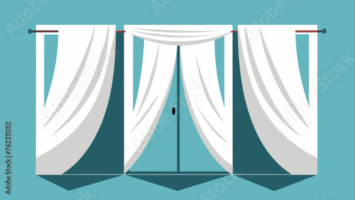 White curtains swaying gently in the breeze peek out from behind each closed door symbolizing the new beginnings and fresh experiences that