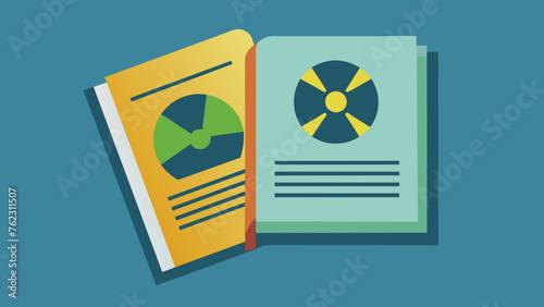 A closeup of a radiation safety manual od to a page outlining the different types of radiation and their potential hazards in the radiology