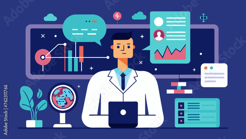 A diagnostic machine that utilizes advanced algorithms and artificial intelligence to analyze medical data and aid in diagnosis providing a