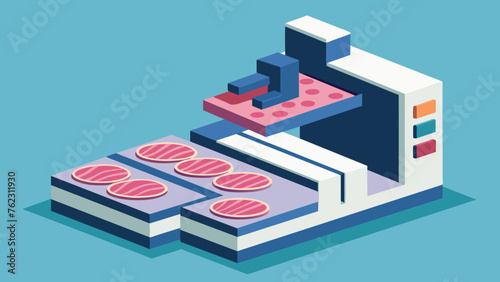 A photograph of a tissue slicing machine ting thin slices of tissue for histopathology analysis a common od for diagnosing cancer using tissue photo