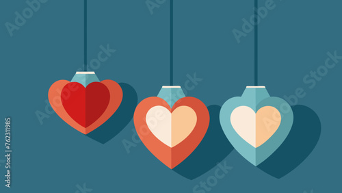 Heartshaped light fixtures hanging from the ceiling in the cardiac rehabilitation center serving as a subtle reminder of the importance of