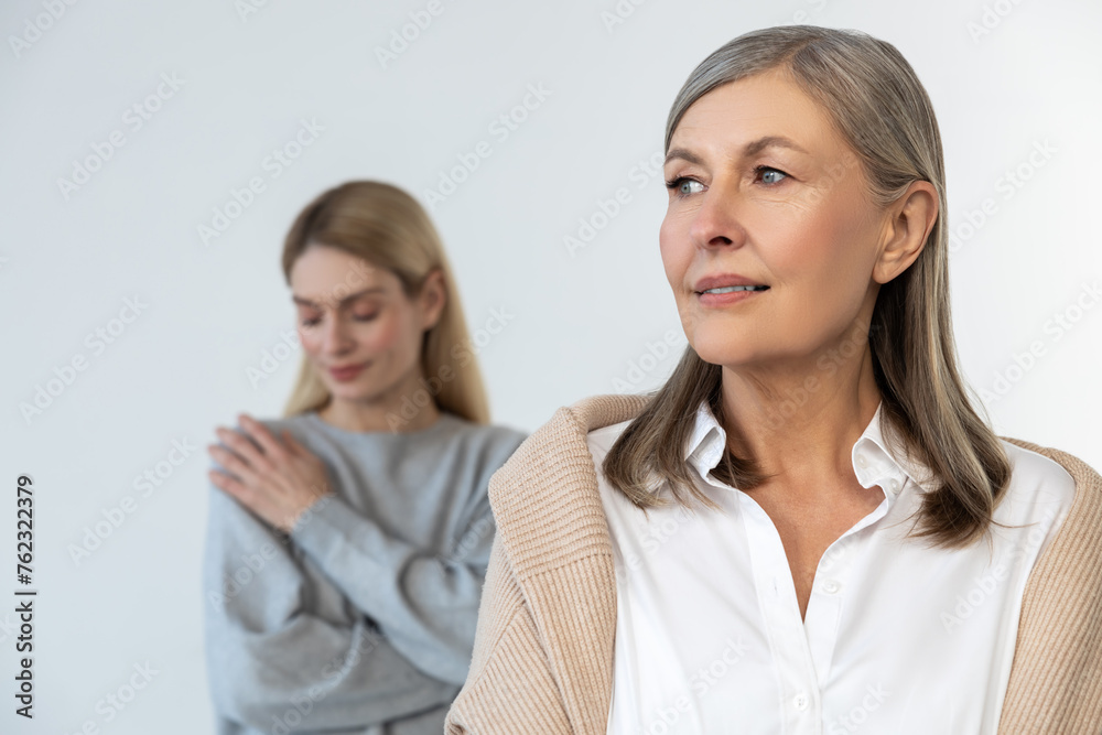 Good-looking mature woman looking confident and determined Good-looking mature woman looking confident and determined