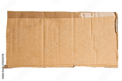 Wallpaper Mural Scrap of cardboard on empty background Torontodigital.ca