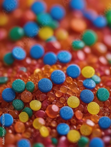 Colorful Plastic Granules