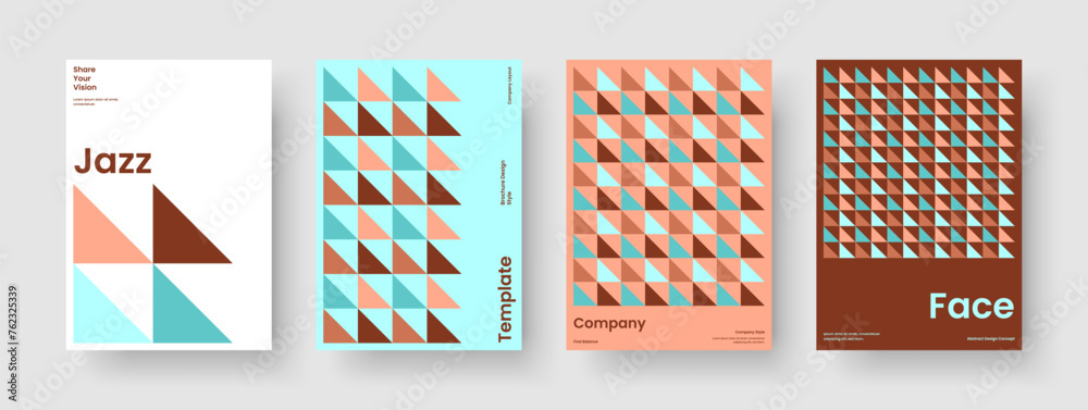Modern Business Presentation Layout. Geometric Brochure Template. Isolated Banner Design. Book Cover. Poster. Background. Flyer. Report. Portfolio. Pamphlet. Magazine. Handbill. Leaflet