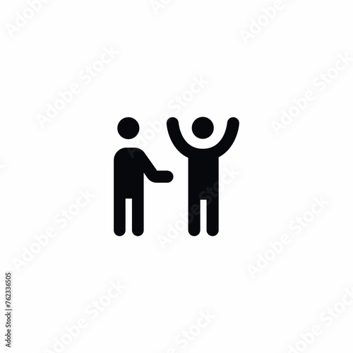 Gun Pistol Violence Crime Hands Up icon