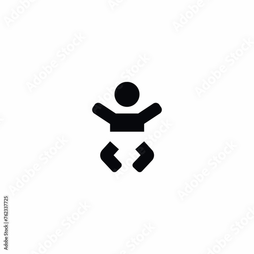 Newborn Baby Toddler icon vector