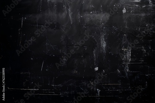An old black grunge background, reminiscent of aged textures and weathered surfaces, with scratched and peeling paint over time. Dark textured wallpaper will lend a vintage style to the project.