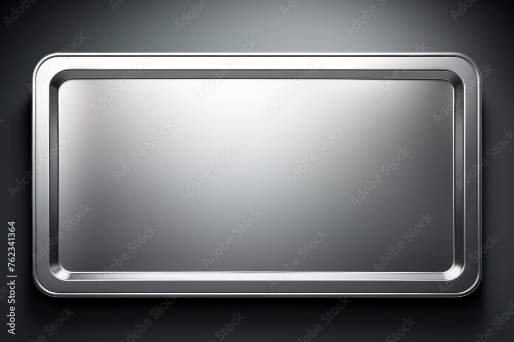Metal tray with mirror, ideal for product photography Metal tray with mirror, ideal for product photography