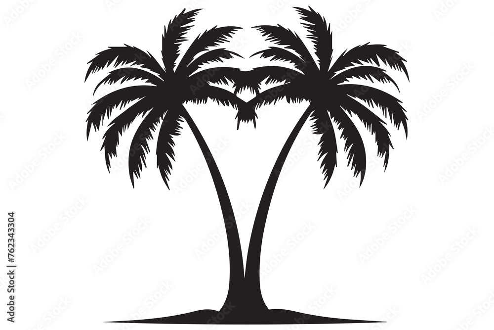 palm tree silhouette palm tree silhouette