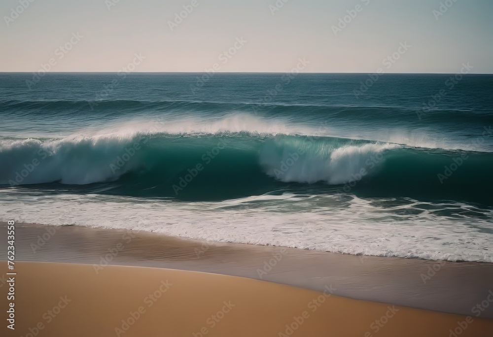 Big breaking Ocean wave on a sandy beach on the north shore of Oahu Hawaii Big breaking Ocean wave on a sandy beach on the north shore of Oahu Hawaii