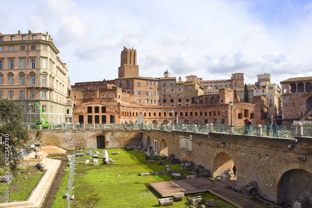 Trajan's Market in Rome, Italy	
