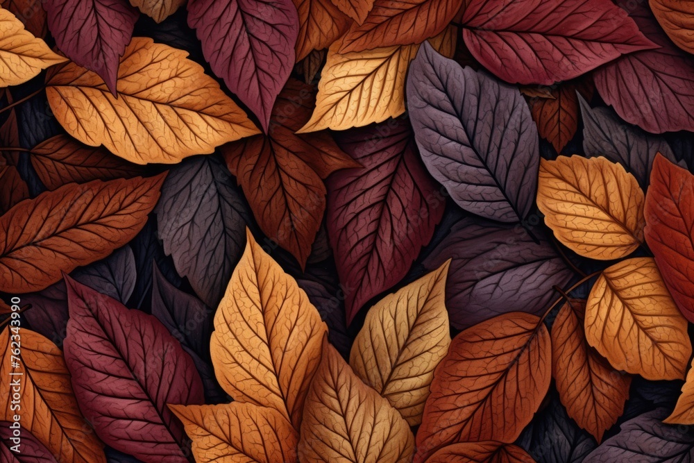 A detailed view of a cluster of leaves, ideal for nature concepts