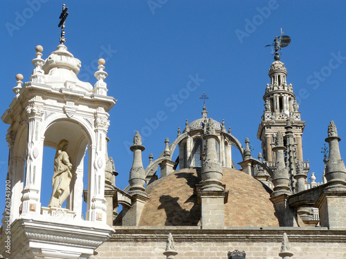 Seville (Spain). Temple of the Triumph of Our Lady of Patrocinio in the Plaza del Triunfo in the city of Seville
