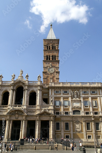 Rome (Italy). Access to the Papal Basilica of Santa María Maggiore in the city of Rome